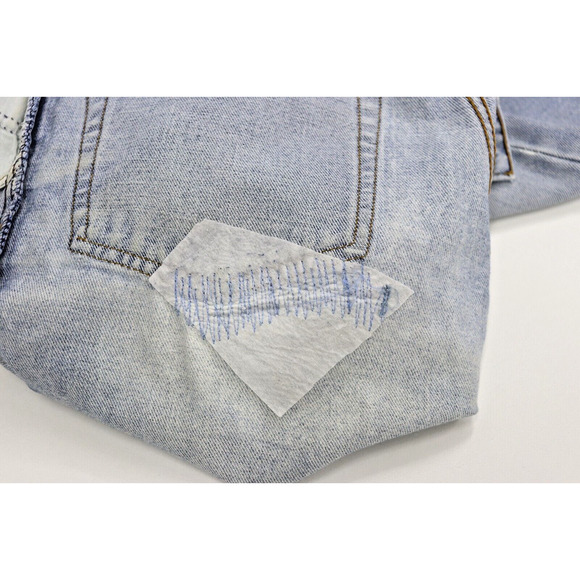 Levi's 626 Vintage Philippines Denim Jeans Raw Hem 28X27 Leather Tag - Picture 11 of 14